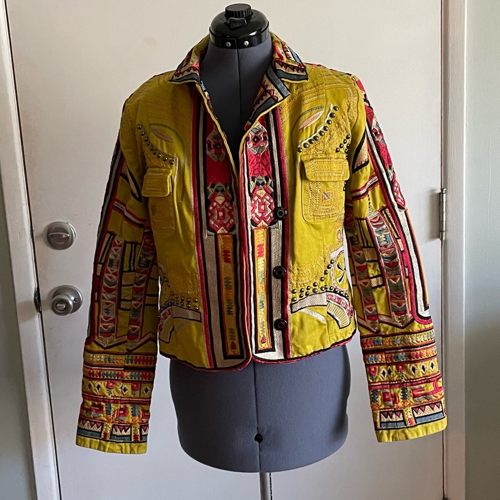 Johnny Was Two Ten Ten Embroidered Jacket
